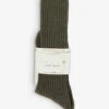 Falke Cosy Wool Ribbed Calf-length Wool-blend Socks 1 Falke Cosy Wool Ribbed Calf-length Wool-blend Socks -Sweaty Betty Store R04001700 MILITARY M