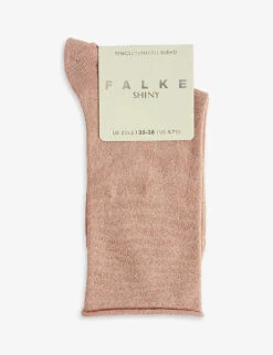 Falke Metallic Rolled-hem Stretch-woven Socks