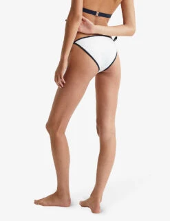Reiss Rutha Side-tie Low-rise Bikini Briefs 10 Reiss Rutha Side-tie Low-rise Bikini Briefs -Sweaty Betty Store R04001923 WHITENAVY ALT03