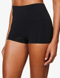 Spanx EcoCare High-rise Stretch-woven Boxer Briefs 11 Spanx EcoCare High-rise Stretch-woven Boxer Briefs -Sweaty Betty Store R04004273 VERYBLACK ALT04