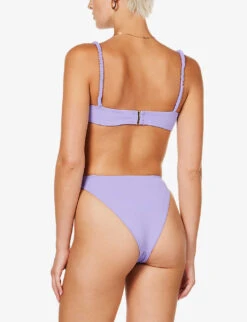 Cassis Ruched Underwired Bikini Top 10 Cassis Ruched Underwired Bikini Top -Sweaty Betty Store R04006945 VIOLET ALT03