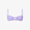 Monaco Underwired Stretch-woven Bikini Top 1 Monaco Underwired Stretch-woven Bikini Top -Sweaty Betty Store R04006951 VIOLET M