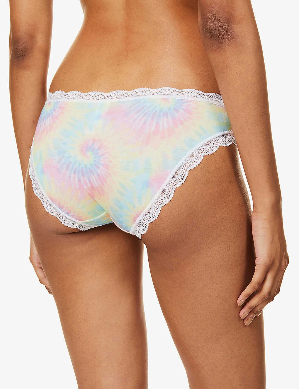 Tie-dye Printed Mid-rise Stretch-woven Briefs 6 Tie-dye Printed Mid-rise Stretch-woven Briefs - Image 4
