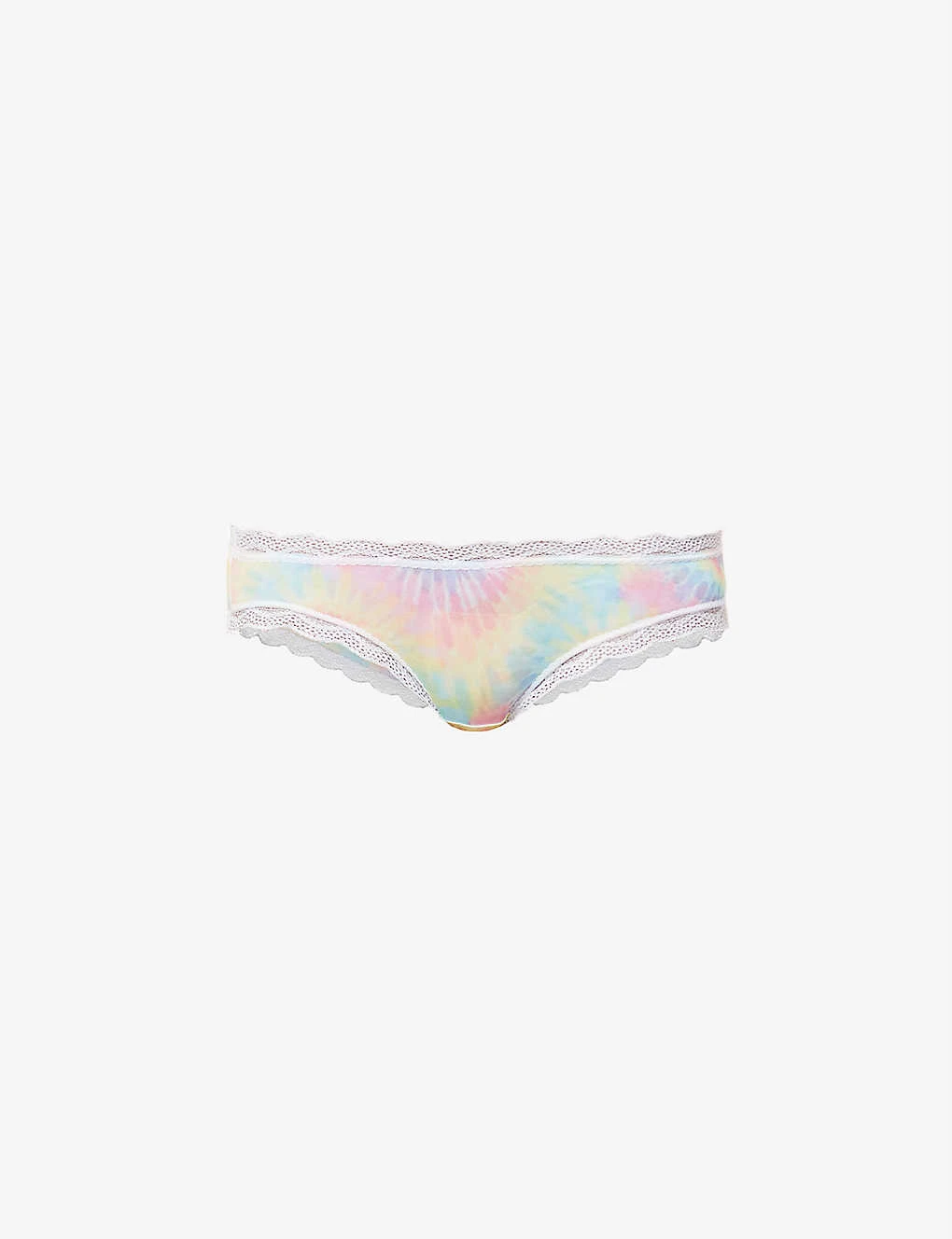 Tie-dye Printed Mid-rise Stretch-woven Briefs 3 Tie-dye Printed Mid-rise Stretch-woven Briefs