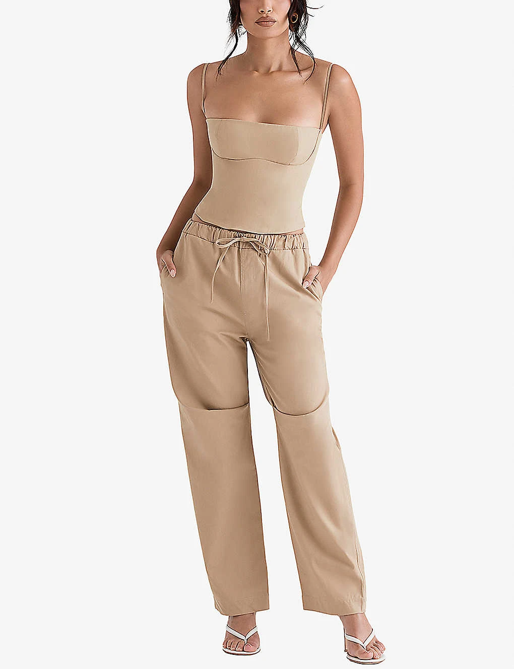 Audette Panelled Cotton Corset Top 4 Audette Panelled Cotton Corset Top - Image 2