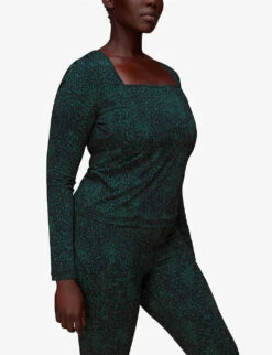 Whistles Animal-print Square-neck Recycled-nylon Sports Top 9 Whistles Animal-print Square-neck Recycled-nylon Sports Top -Sweaty Betty Store R04056784 MULTICOLOURED ALT02