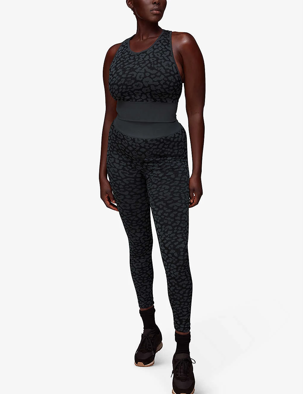 Whistles Animal-print Seamless Stretch-jersey Sports Bra 4 Whistles Animal-print Seamless Stretch-jersey Sports Bra - Image 2