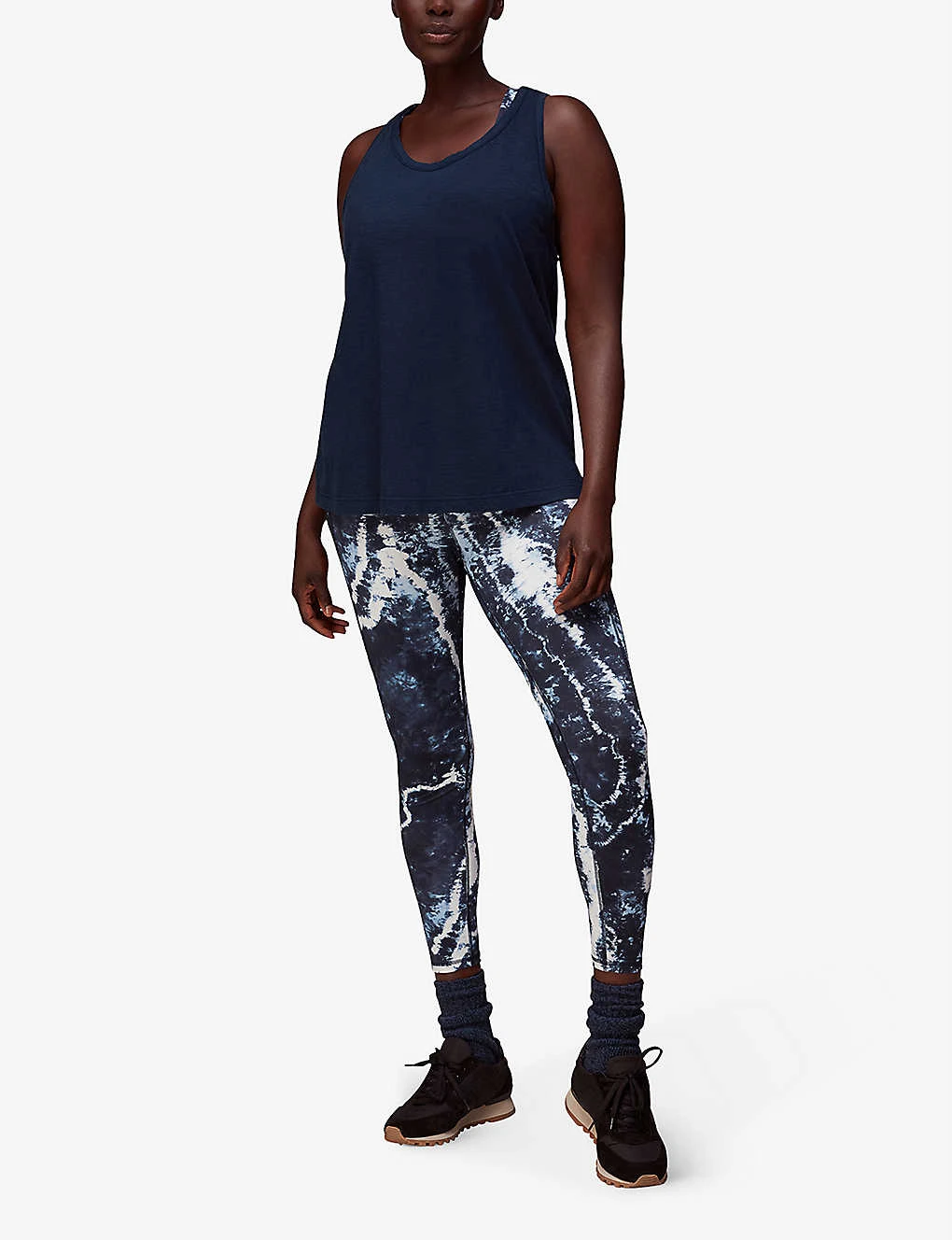 Whistles Scoop-neck Curved-hem Cotton-jersey Vest Top 4 Whistles Scoop-neck Curved-hem Cotton-jersey Vest Top - Image 2