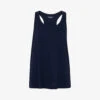 Whistles Scoop-neck Curved-hem Cotton-jersey Vest Top