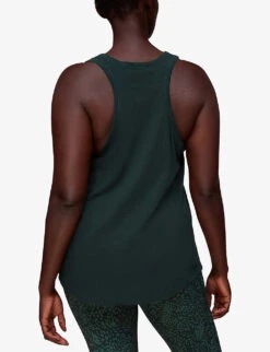 Whistles Scoop-neck Racerback Cotton Vest Top 10 Whistles Scoop-neck Racerback Cotton Vest Top -Sweaty Betty Store R04057359 DARKGREEN ALT03