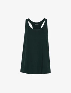Whistles Scoop-neck Racerback Cotton Vest Top
