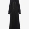 Ikks Pussy-bow Pleated-voile Midi Dress
