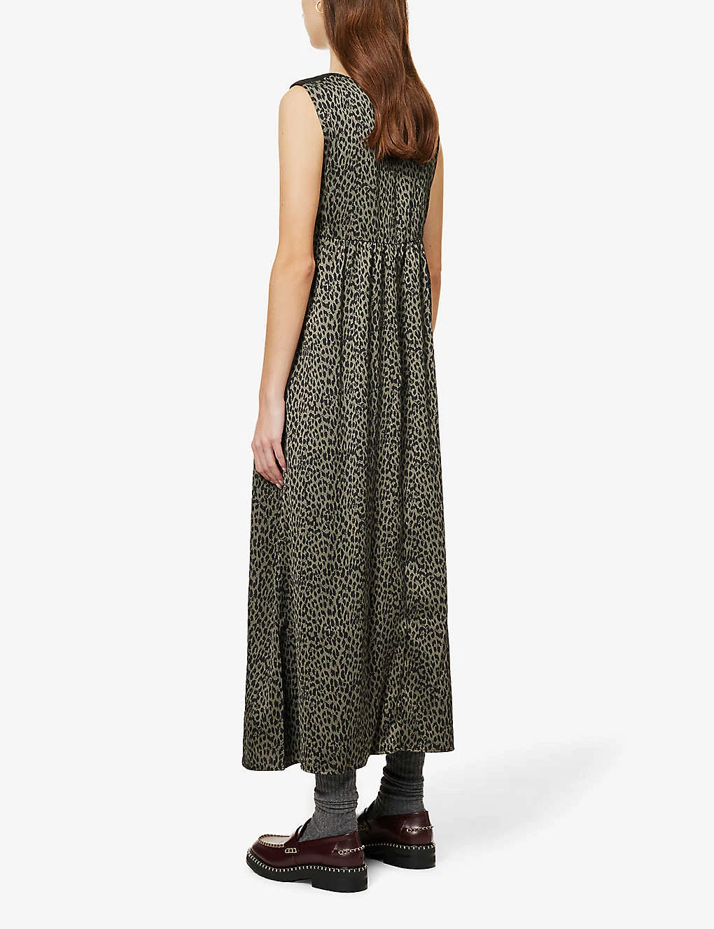 Ikks Sleeveless Printed Maxi Dress 6 Ikks Sleeveless Printed Maxi Dress - Image 4