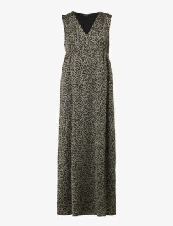 Ikks Sleeveless Printed Maxi Dress