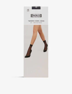 Wolford Twenties Fishnet Ankle-length Stretch-woven Socks