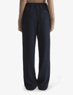Reiss Odell Stripe-trim Woven Trousers 10 Reiss Odell Stripe-trim Woven Trousers -Sweaty Betty Store R04068068 NAVY ALT03