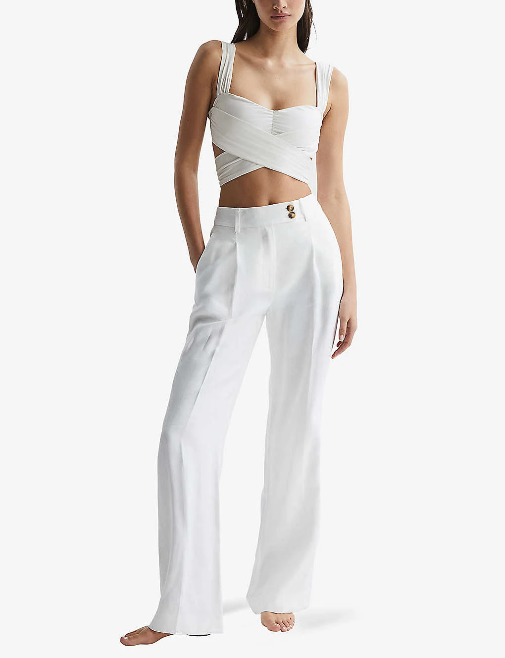 Reiss Cristina Wrap-front Bikini Top 4 Reiss Cristina Wrap-front Bikini Top - Image 2