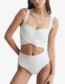 Reiss Cristina Wrap-front Bikini Top 11 Reiss Cristina Wrap-front Bikini Top -Sweaty Betty Store R04068291 WHITE ALT04