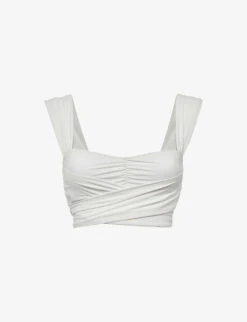 Reiss Cristina Wrap-front Bikini Top