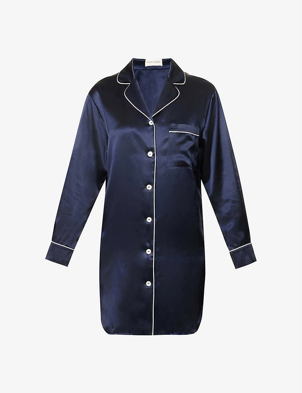 Poppy V-neck Silk Nightdress 3 Poppy V-neck Silk Nightdress