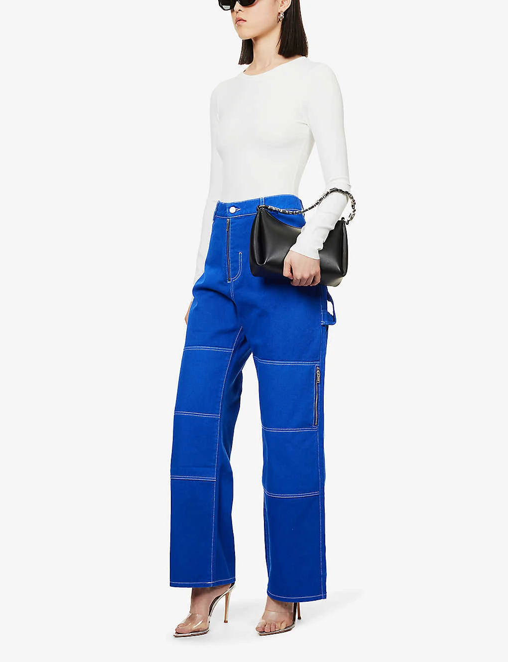 GOOD AMERICAN The Crewneck Long-sleeved Jersey Body 4 GOOD AMERICAN The Crewneck Long-sleeved Jersey Body - Image 2