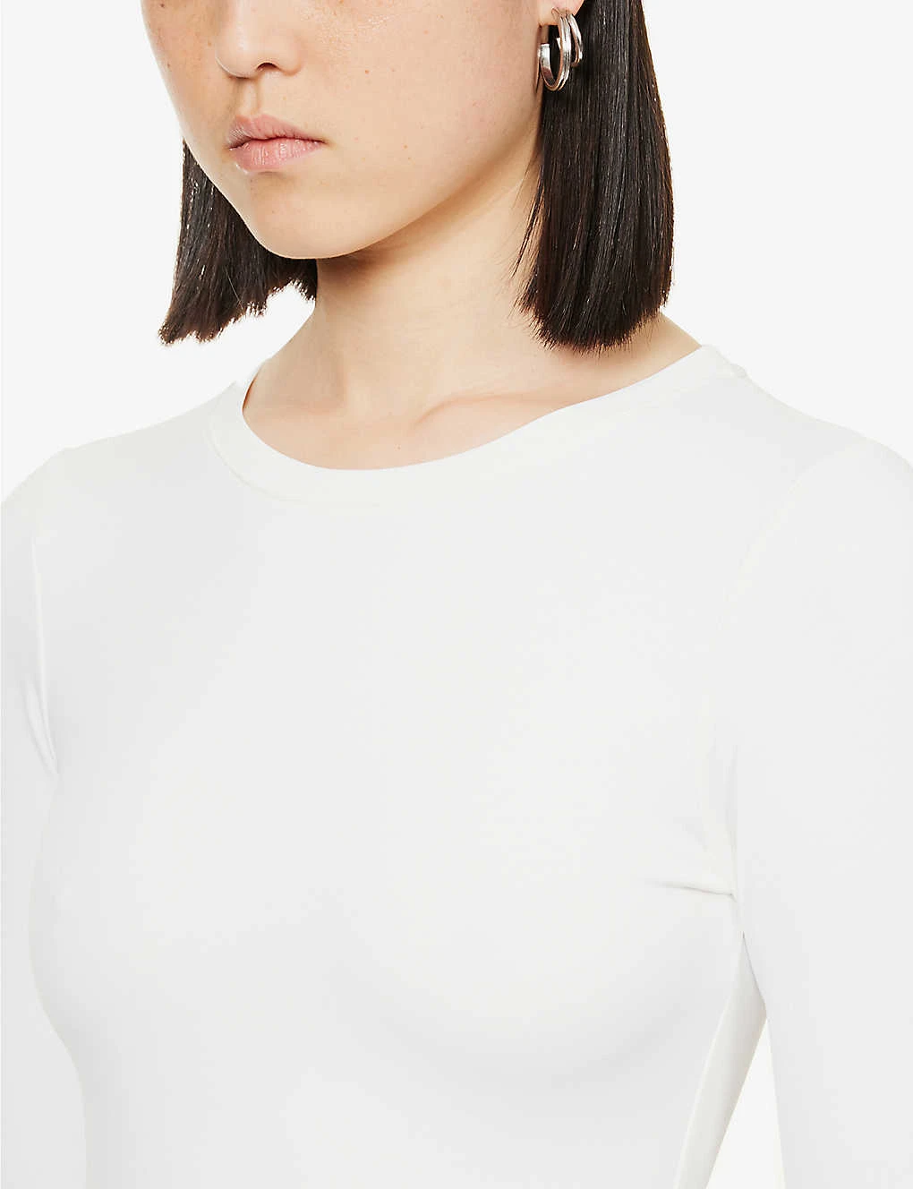 GOOD AMERICAN The Crewneck Long-sleeved Jersey Body 7 GOOD AMERICAN The Crewneck Long-sleeved Jersey Body - Image 5