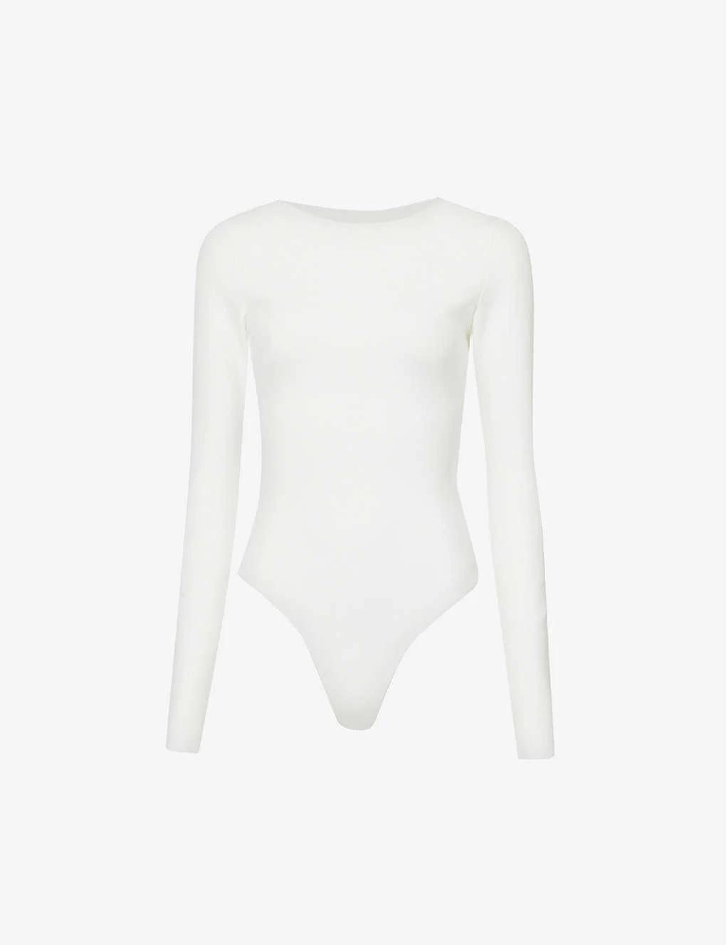 GOOD AMERICAN The Crewneck Long-sleeved Jersey Body 3 GOOD AMERICAN The Crewneck Long-sleeved Jersey Body