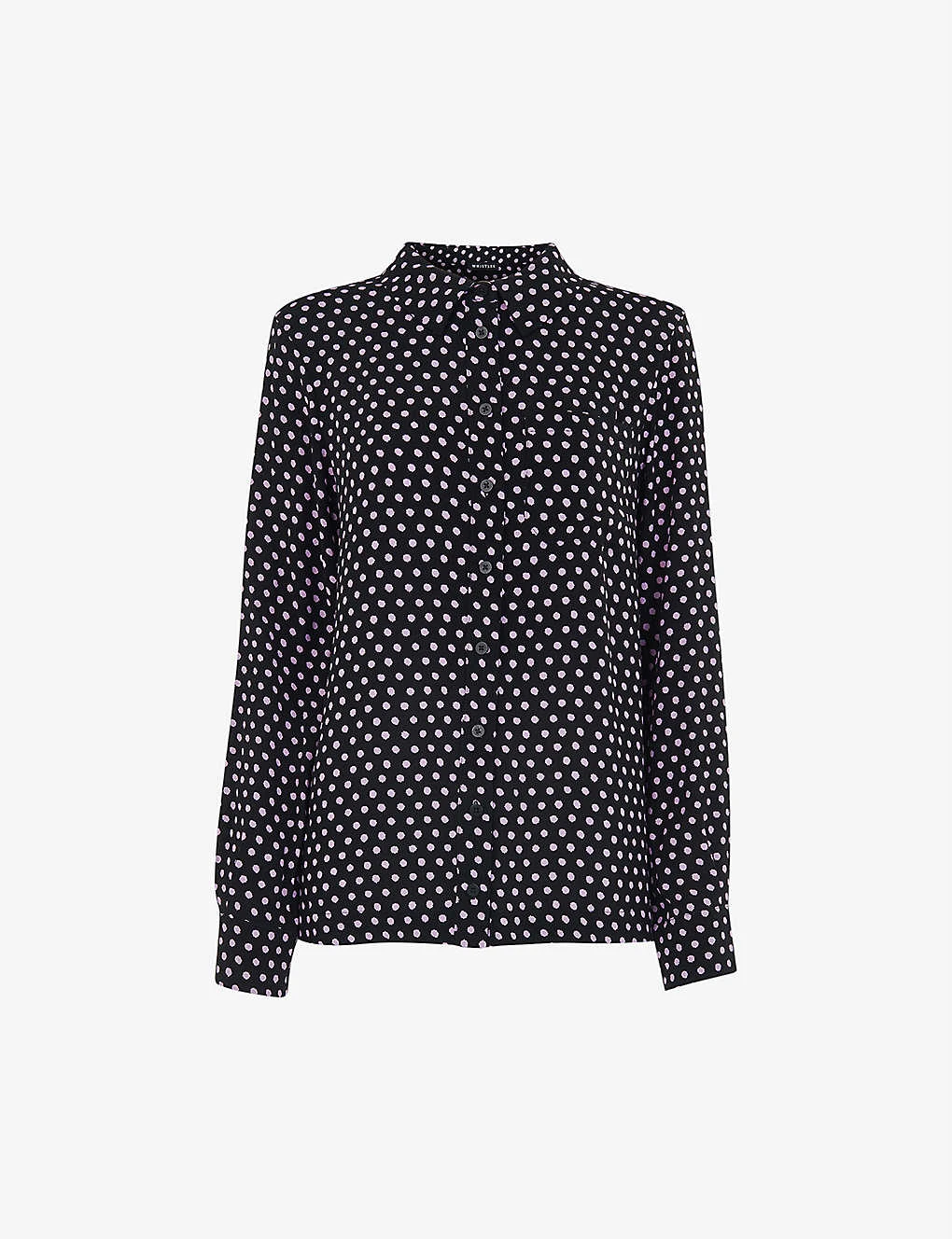 Whistles Dotted Spot-print Woven Shirt 3 Whistles Dotted Spot-print Woven Shirt