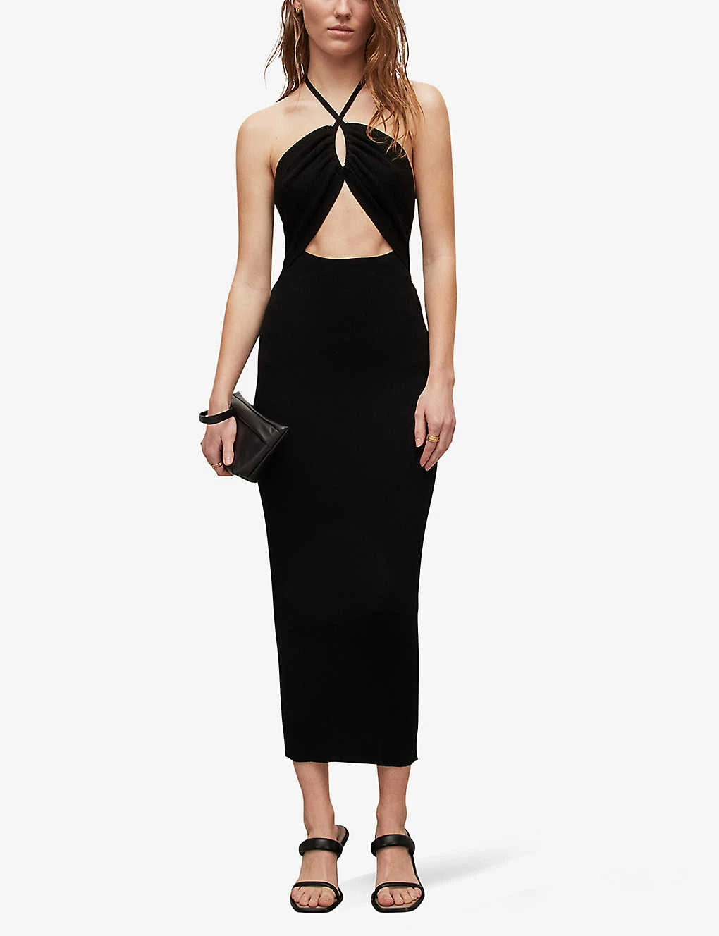 AllSaints Toni Halter-neck Woven Maxi Dress 4 AllSaints Toni Halter-neck Woven Maxi Dress - Image 2