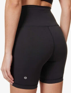 Lululemon Wunder Train High-rise Stretch-woven Shorts -Sweaty Betty Store R04082323 BLACK ALT04