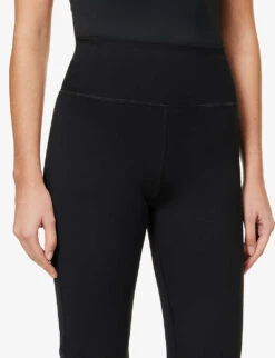 Girlfriend Collective Compression Flared High-rise Stretch-recycled Polyester Leggings 10 Girlfriend Collective Compression Flared High-rise Stretch-recycled Polyester Leggings -Sweaty Betty Store R04083184 BLACK ALT04
