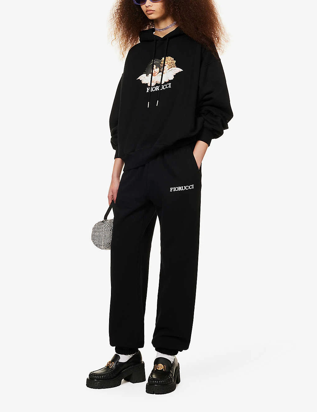 FIORUCCI Angels Brand-print Cotton-jersey Jogging Bottoms 4 FIORUCCI Angels Brand-print Cotton-jersey Jogging Bottoms - Image 2