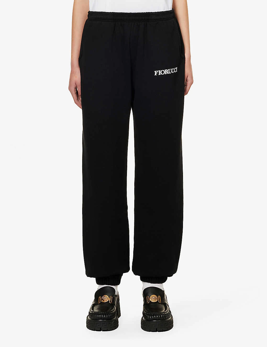 FIORUCCI Angels Brand-print Cotton-jersey Jogging Bottoms 5 FIORUCCI Angels Brand-print Cotton-jersey Jogging Bottoms - Image 3
