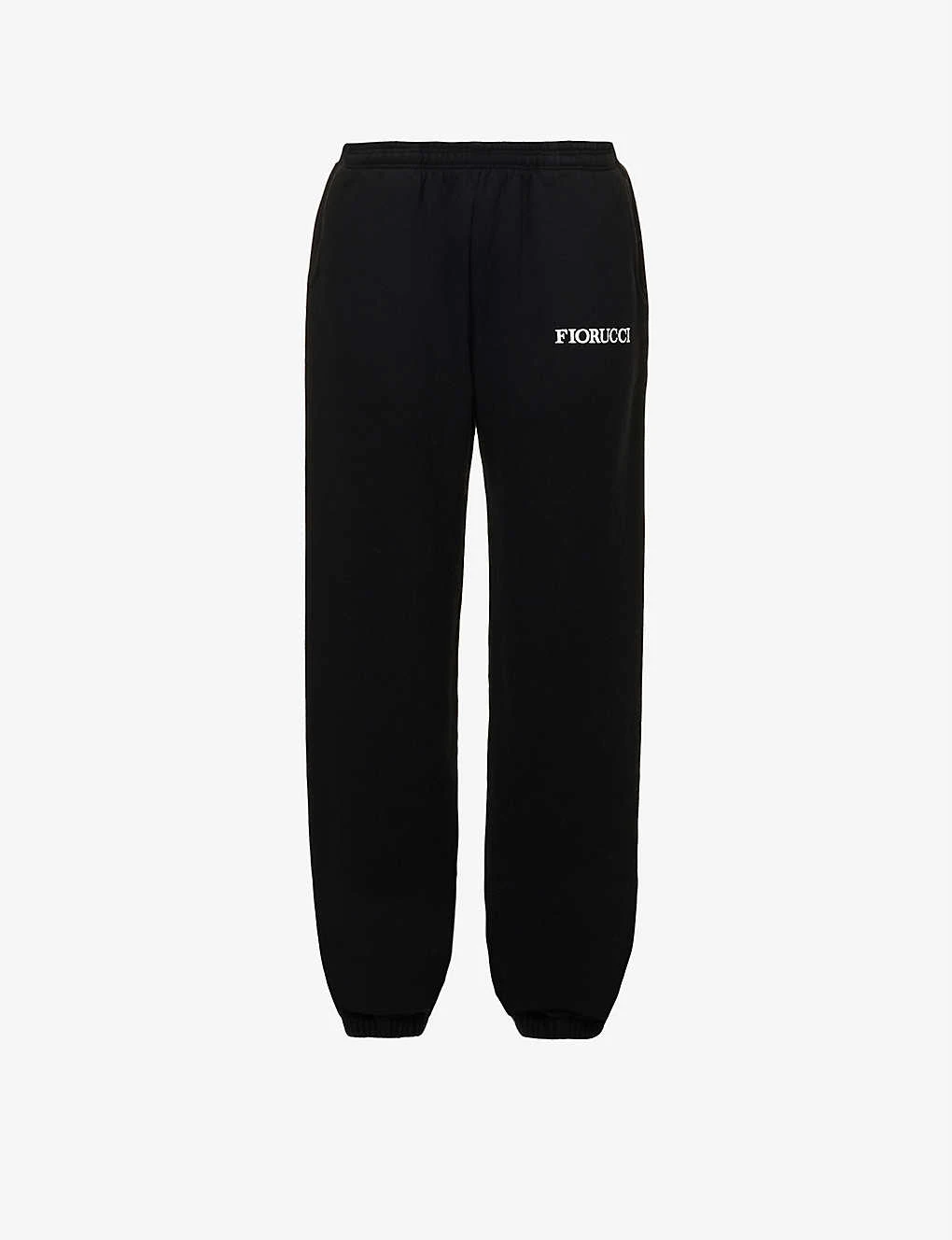 FIORUCCI Angels Brand-print Cotton-jersey Jogging Bottoms 3 FIORUCCI Angels Brand-print Cotton-jersey Jogging Bottoms