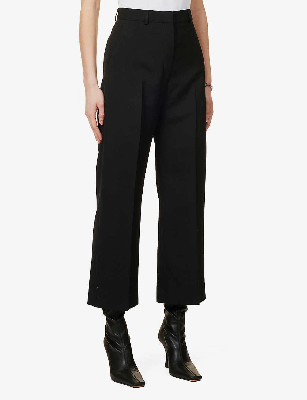 Acne Studios Straight-leg Mid-rise Cotton-blend Trousers 5 Acne Studios Straight-leg Mid-rise Cotton-blend Trousers - Image 3