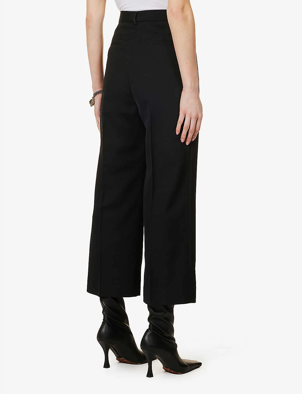 Acne Studios Straight-leg Mid-rise Cotton-blend Trousers 6 Acne Studios Straight-leg Mid-rise Cotton-blend Trousers - Image 4