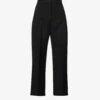 Acne Studios Straight-leg Mid-rise Cotton-blend Trousers