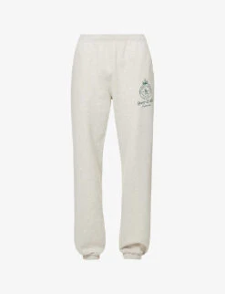 Crown Logo-print Cotton-jersey Jogging Bottoms