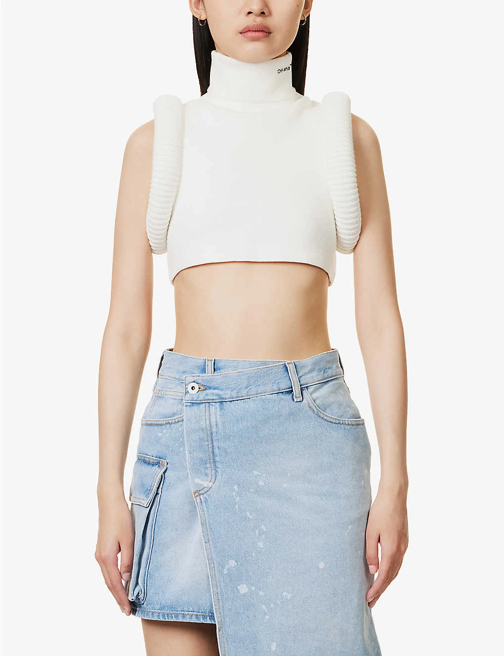 Rowing Brand-print Stretch-knit Top 5 Rowing Brand-print Stretch-knit Top - Image 3