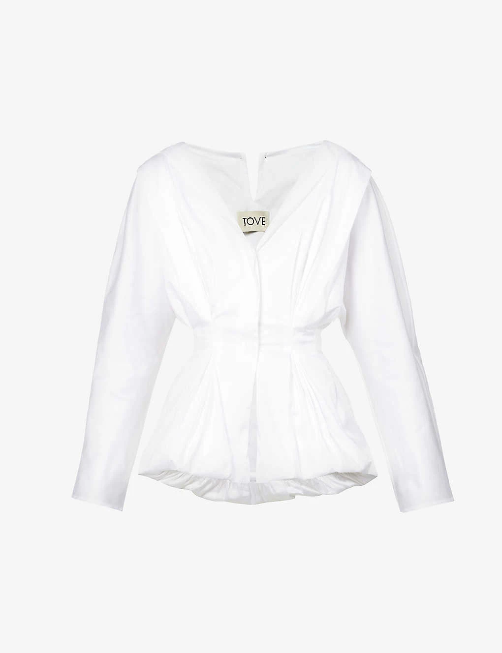 TOVE Ebba V-neck Stretch-cotton Top 3 TOVE Ebba V-neck Stretch-cotton Top