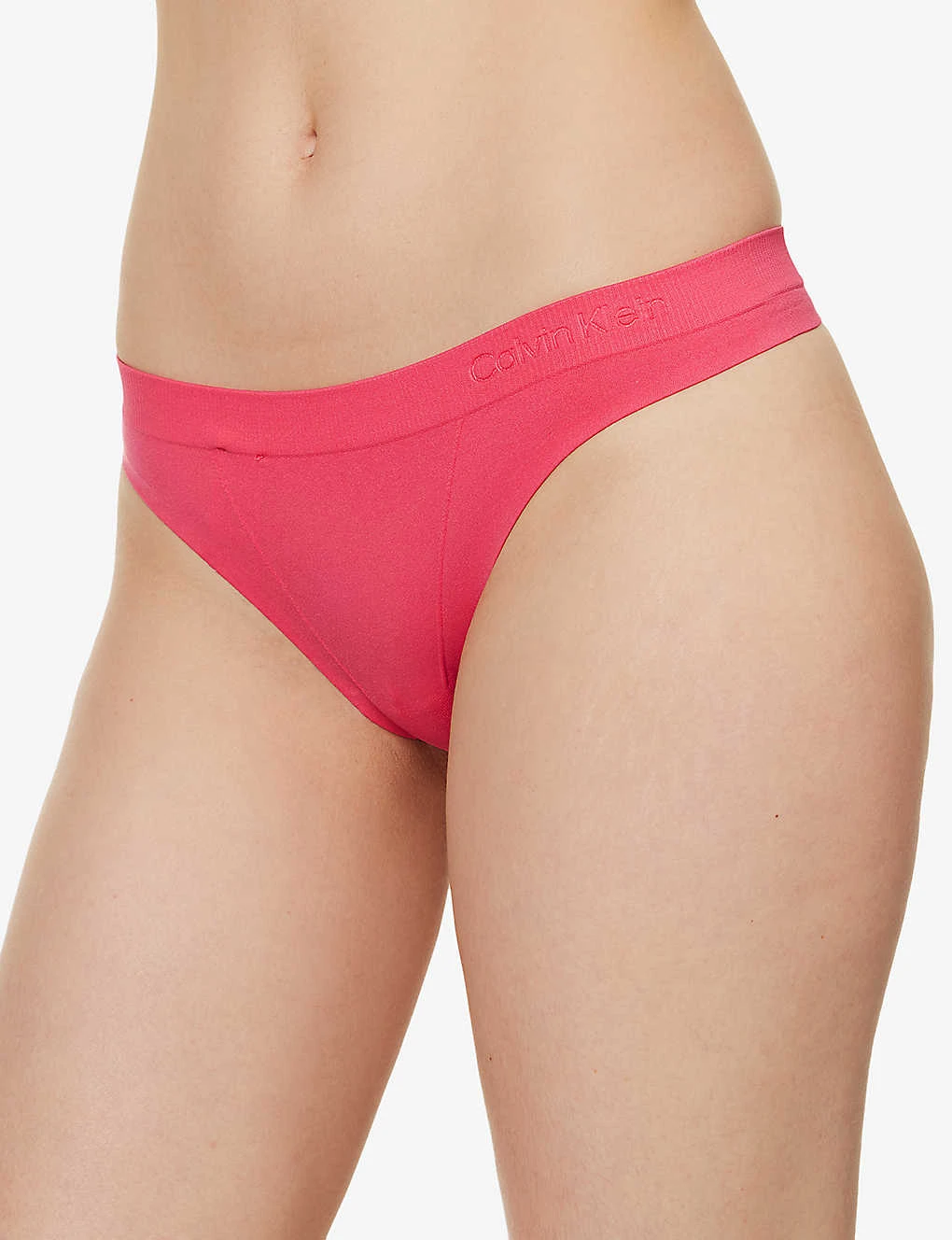Calvin Klein Bonded Flex Branded-waistband Mid-rise Stretch-woven Thong 5 Calvin Klein Bonded Flex Branded-waistband Mid-rise Stretch-woven Thong - Image 3