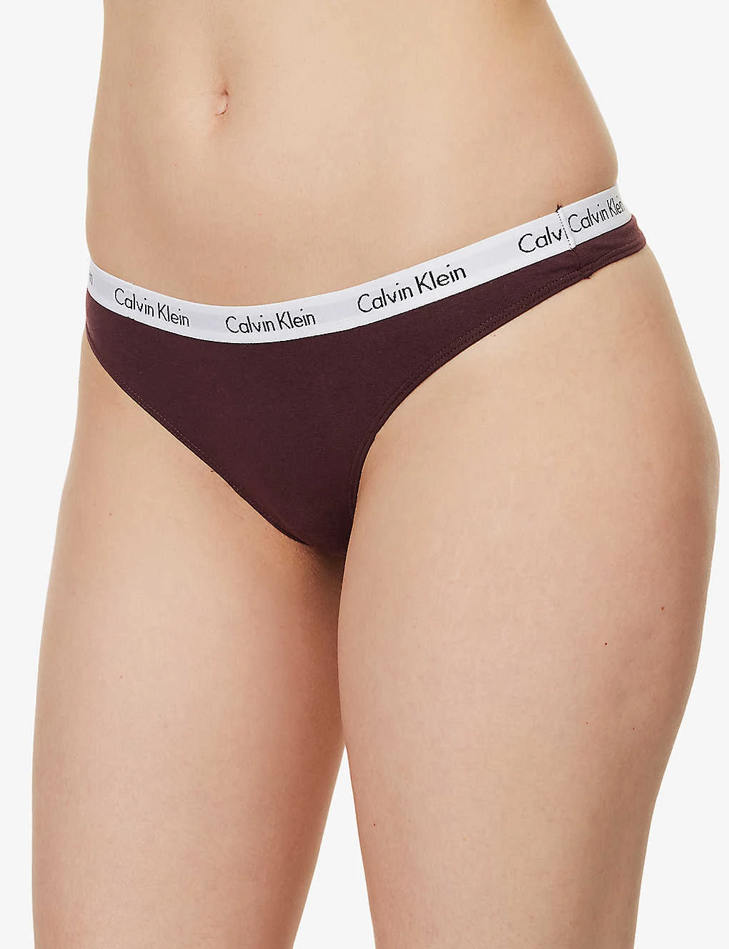Calvin Klein Carousel Mid-rise Stretch-cotton Thong 5 Calvin Klein Carousel Mid-rise Stretch-cotton Thong - Image 3