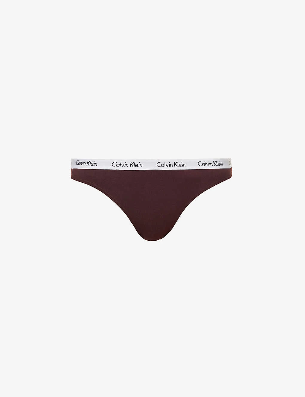 Calvin Klein Carousel Mid-rise Stretch-cotton Thong 3 Calvin Klein Carousel Mid-rise Stretch-cotton Thong