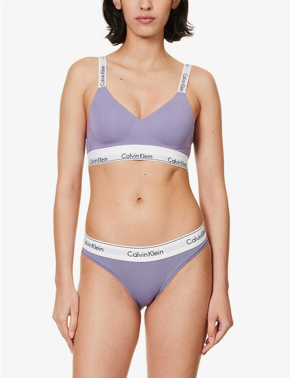 Calvin Klein Modern Cotton Mid-rise Stretch Cotton-blend Briefs 4 Calvin Klein Modern Cotton Mid-rise Stretch Cotton-blend Briefs - Image 2