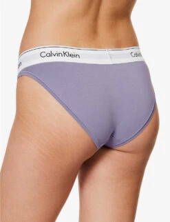 Calvin Klein Modern Cotton Mid-rise Stretch Cotton-blend Briefs 9 Calvin Klein Modern Cotton Mid-rise Stretch Cotton-blend Briefs -Sweaty Betty Store R04097707 SPLASHOFGRAPE ALT03