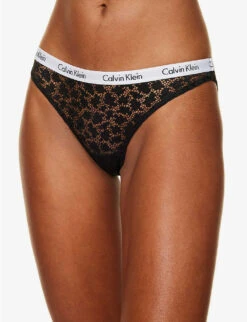 Calvin Klein Carousel Mid-rise Pack Of Three Stretch-lace Briefs 8 Calvin Klein Carousel Mid-rise Pack Of Three Stretch-lace Briefs -Sweaty Betty Store R04097721 BLACKGREYDEEPROUGE ALT02