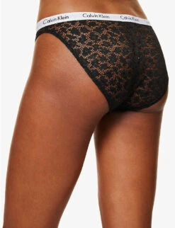 Calvin Klein Carousel Mid-rise Pack Of Three Stretch-lace Briefs 9 Calvin Klein Carousel Mid-rise Pack Of Three Stretch-lace Briefs -Sweaty Betty Store R04097721 BLACKGREYDEEPROUGE ALT03