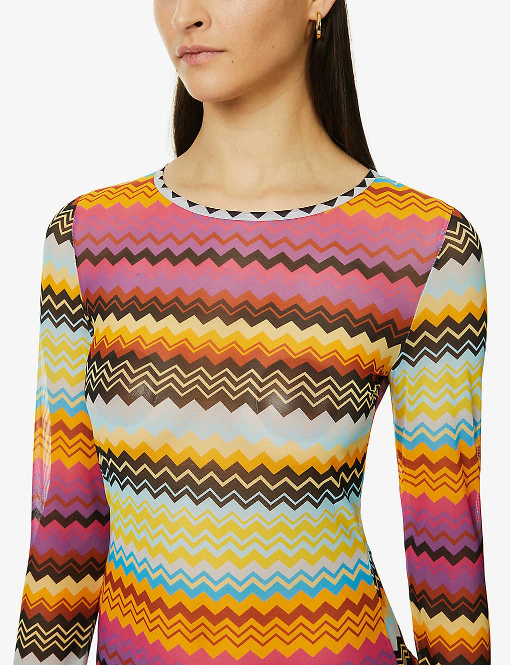 Missoni Zigzag Semi-sheer Knitted Cover-up 7 Missoni Zigzag Semi-sheer Knitted Cover-up - Image 5