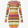 Missoni Zigzag Semi-sheer Knitted Cover-up 2 Missoni Zigzag Semi-sheer Knitted Cover-up -Sweaty Betty Store R04100161 MULTIDARKCHEVRON M