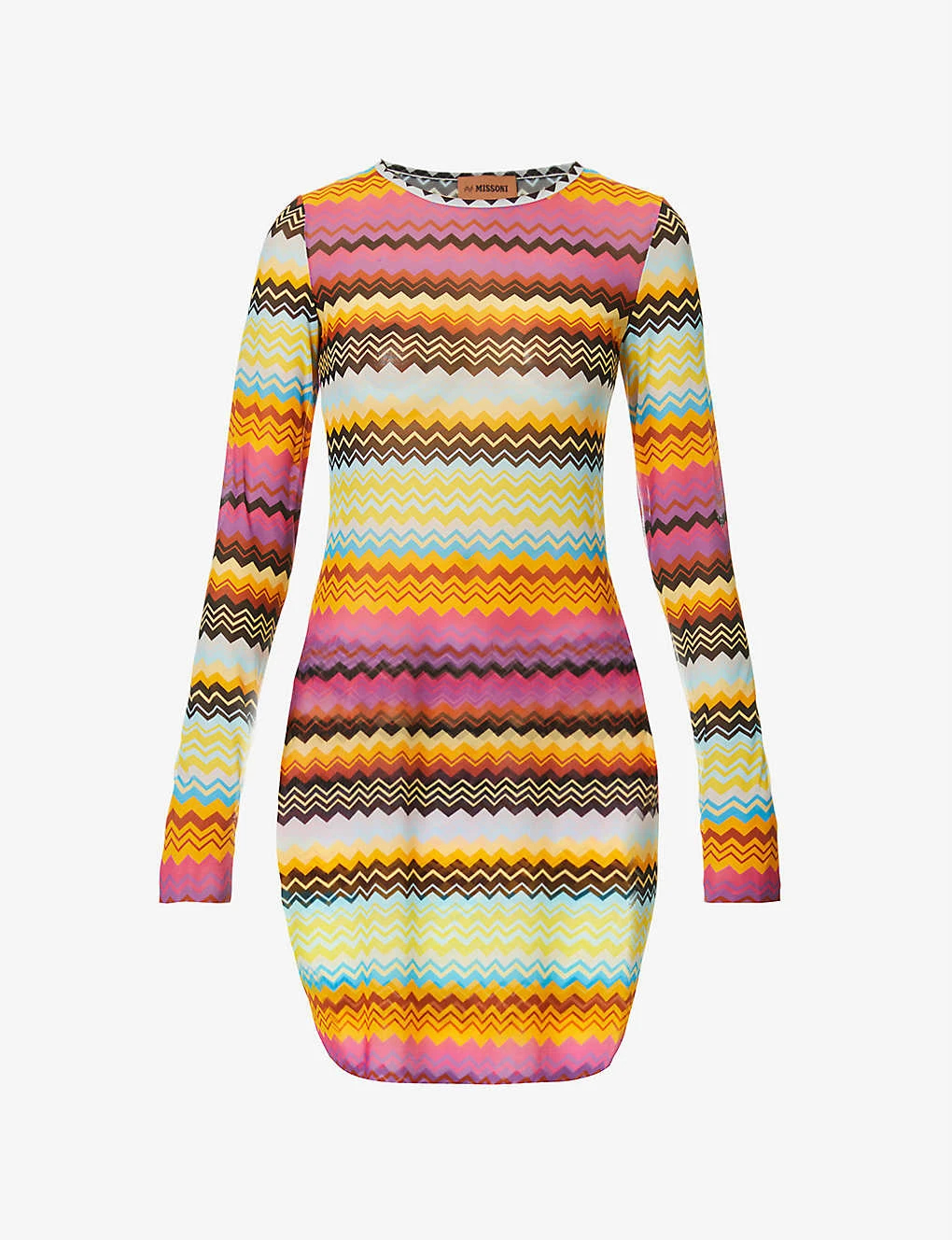 Missoni Zigzag Semi-sheer Knitted Cover-up 3 Missoni Zigzag Semi-sheer Knitted Cover-up